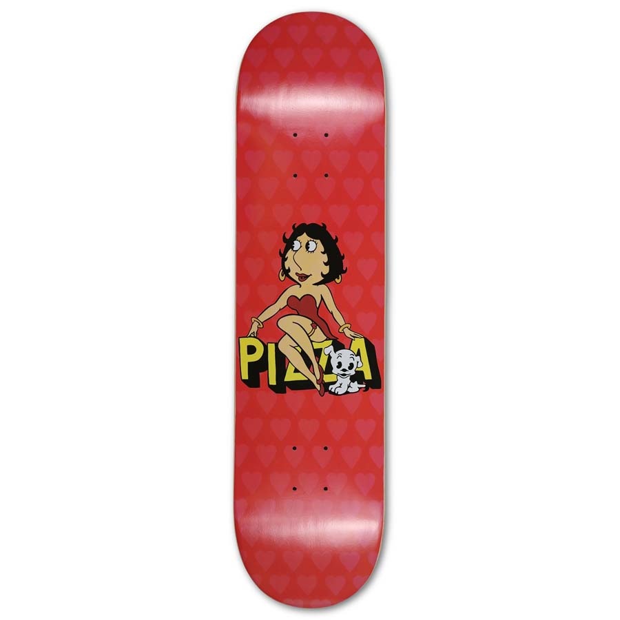 8" Boop Red Skateboard Deck