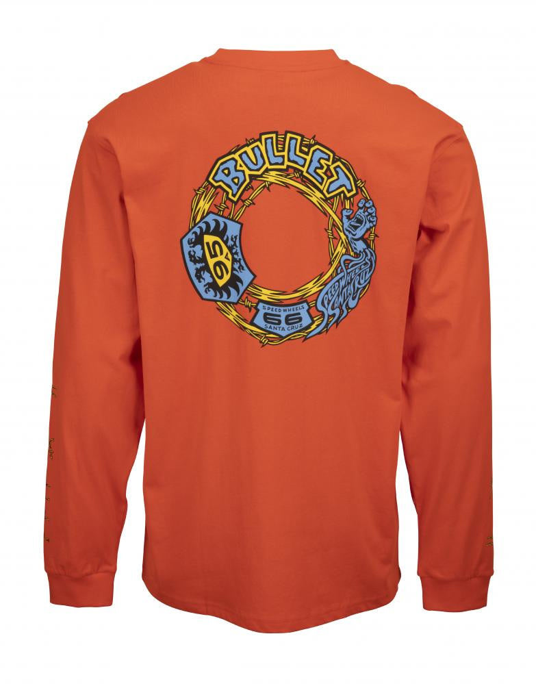 Bullet 66 Red Glow Longsleeve T-Shirt