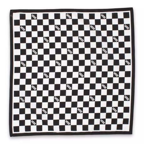 Check Bandana Black White