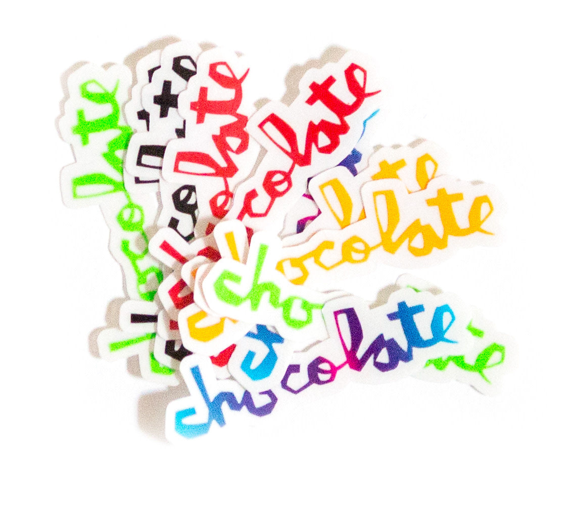 3" Chocolate Chunk Skateboard Sticker 2024