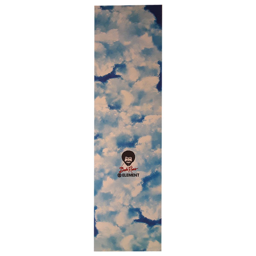 9" Bob Ross X Element Happy Clouds Skateboard Griptape Sheet