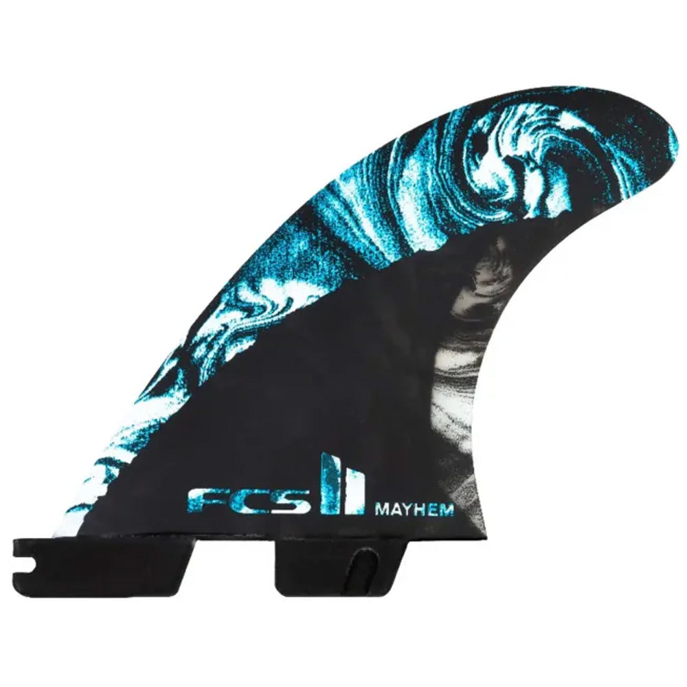 FCS II Matt Biolos PC Carbon Medium Tri-Quad Surf Fins 2023