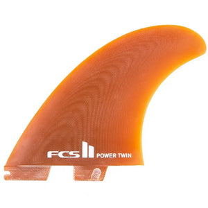 FCS II Power Twin + 1 Performance Glass Surf Fins