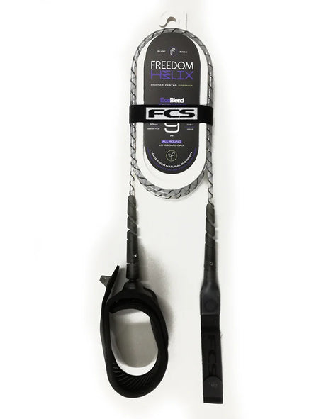 6′ Freedom Helix All Round Blue and Black Surfboard Leash