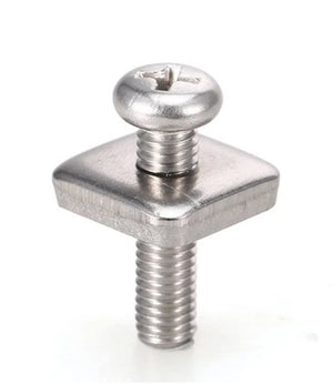 Surf Fin Bolt Cross Head Screw & Plate