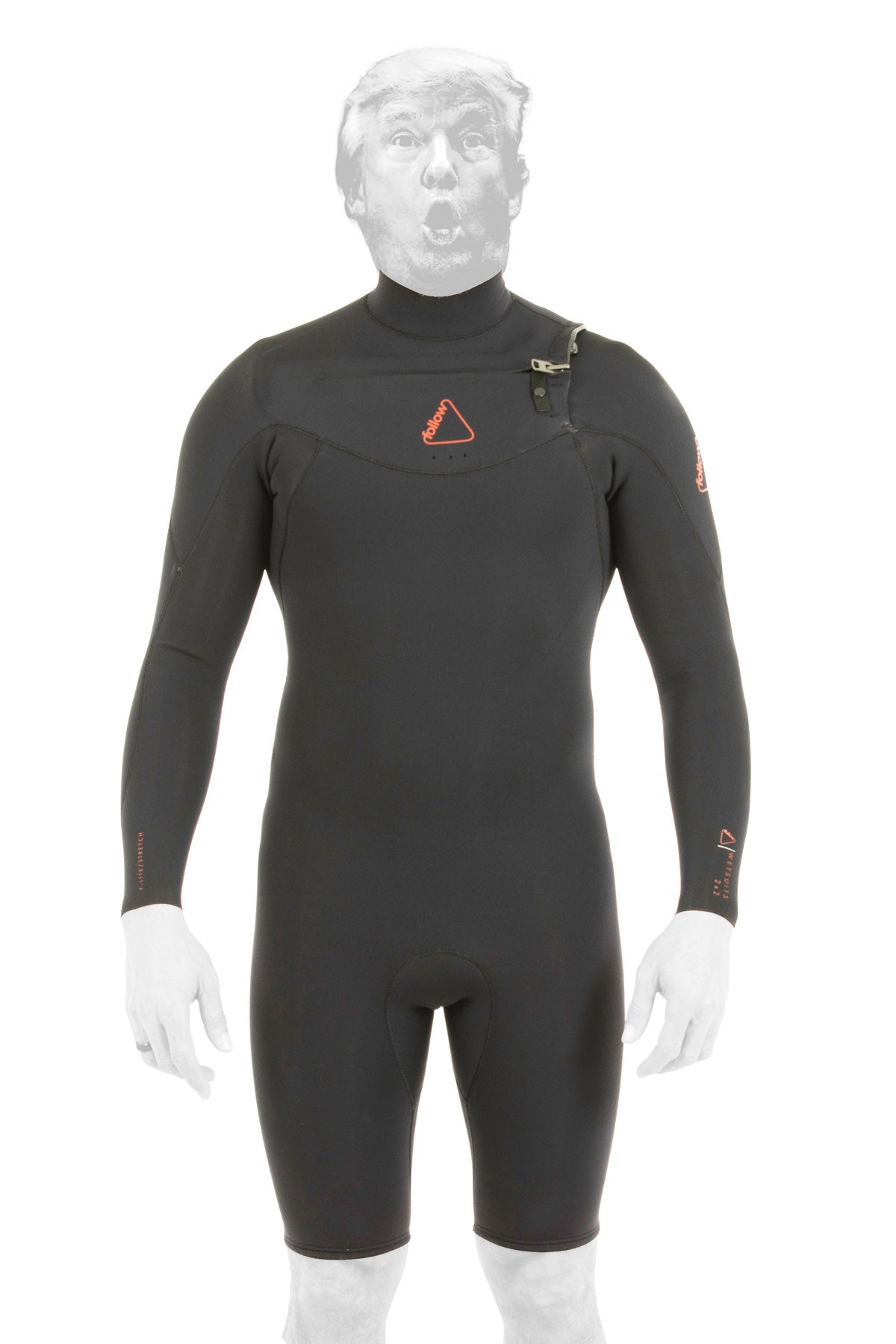 2/2mm Black Springy Pro Long Arm Wetsuit