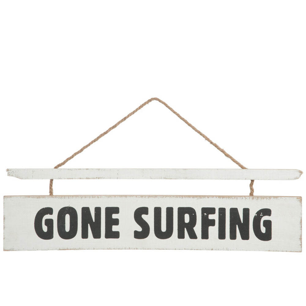 Gone Surfing Wooden Sign 2023