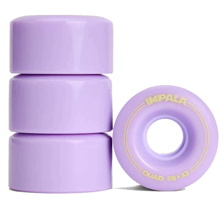 58mm 82A Aqua Replacement Rollerskate Wheels 4pk