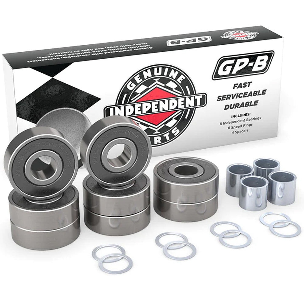 GP-B Black Skateboard Bearings (Pack of 8)