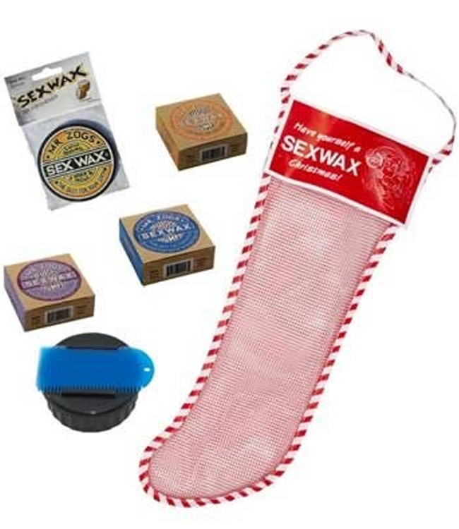 Surf Wax Gift Sock (5 Wax, 1 Air Fresh, 1 Scraper)