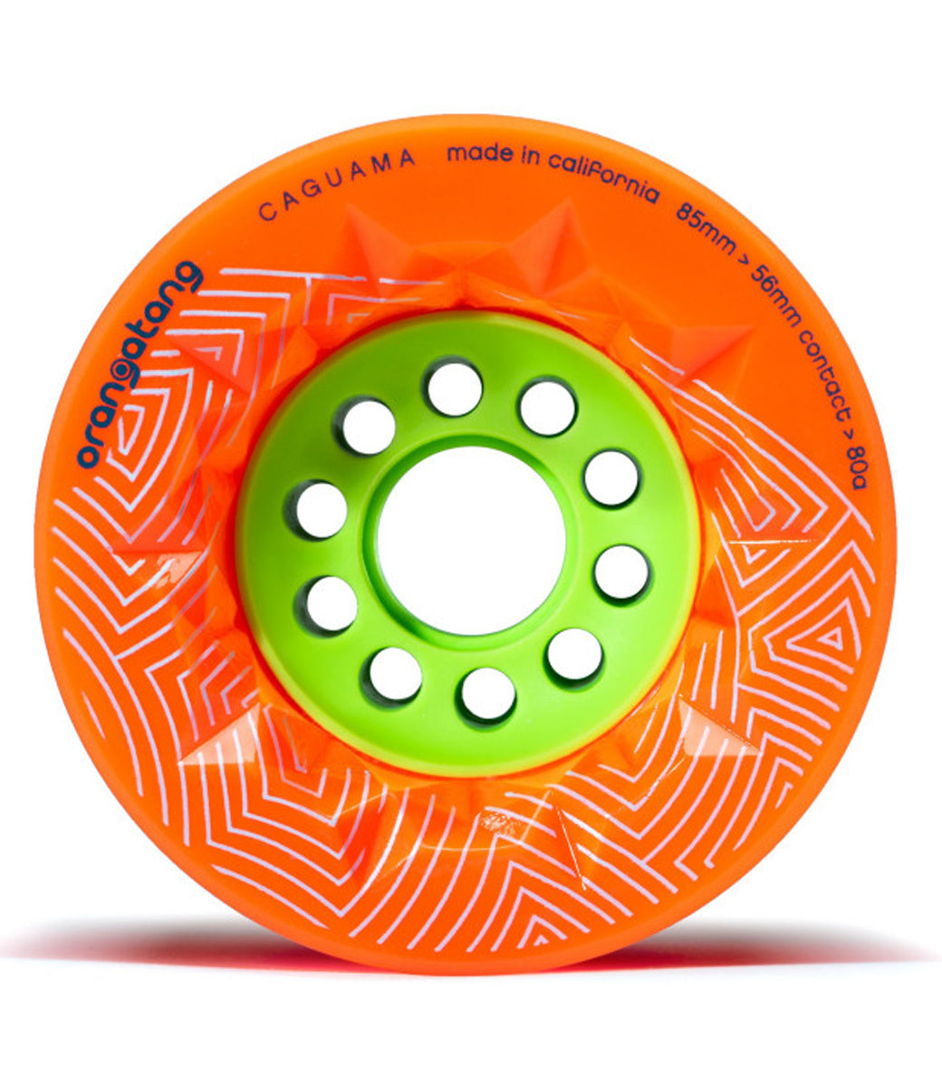 Caguama 85mm/80A Orange Longboard Wheels