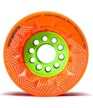 Caguama 85mm/80A Orange Longboard Wheels