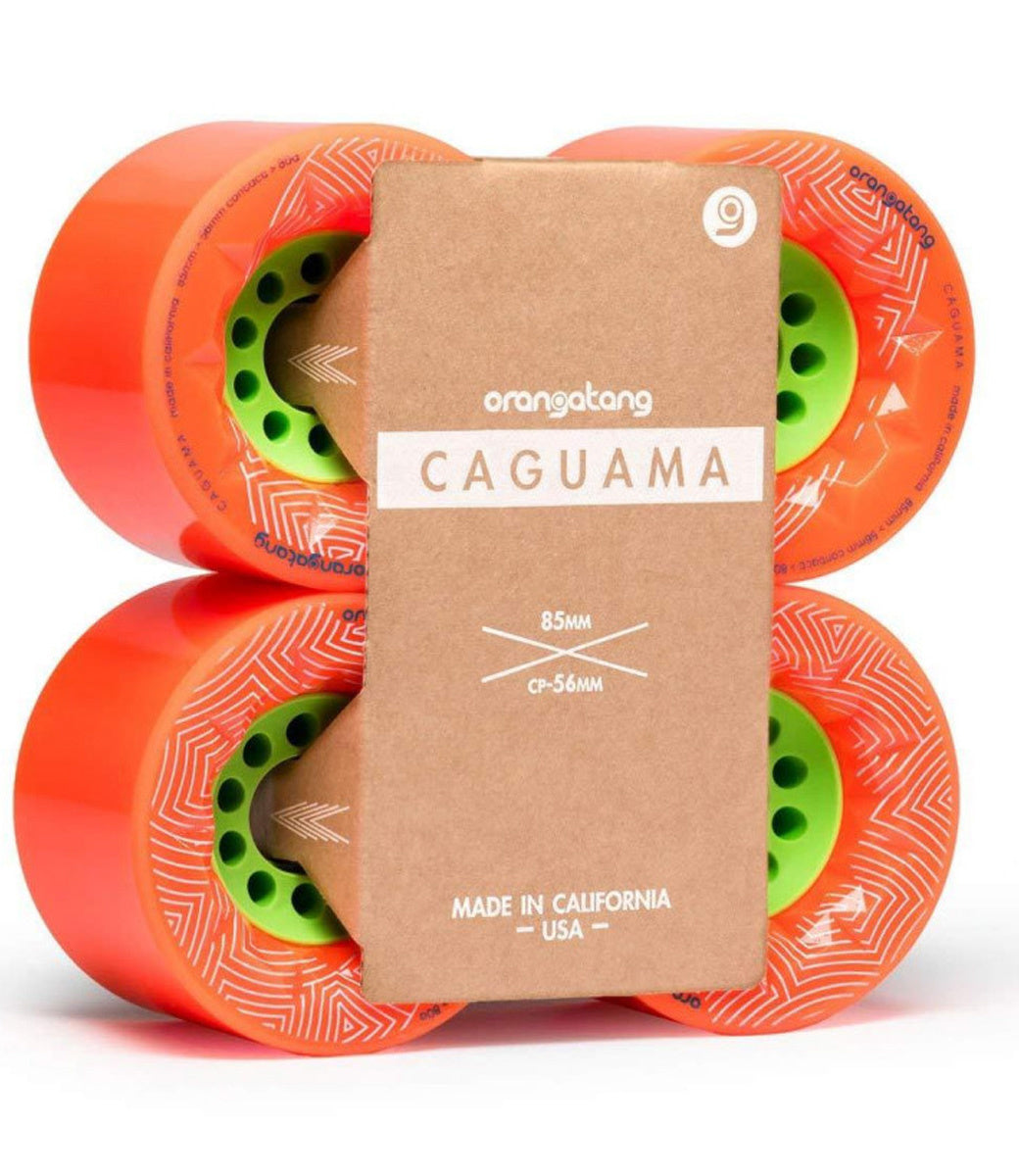 Caguama 85mm/80A Orange Longboard Wheels