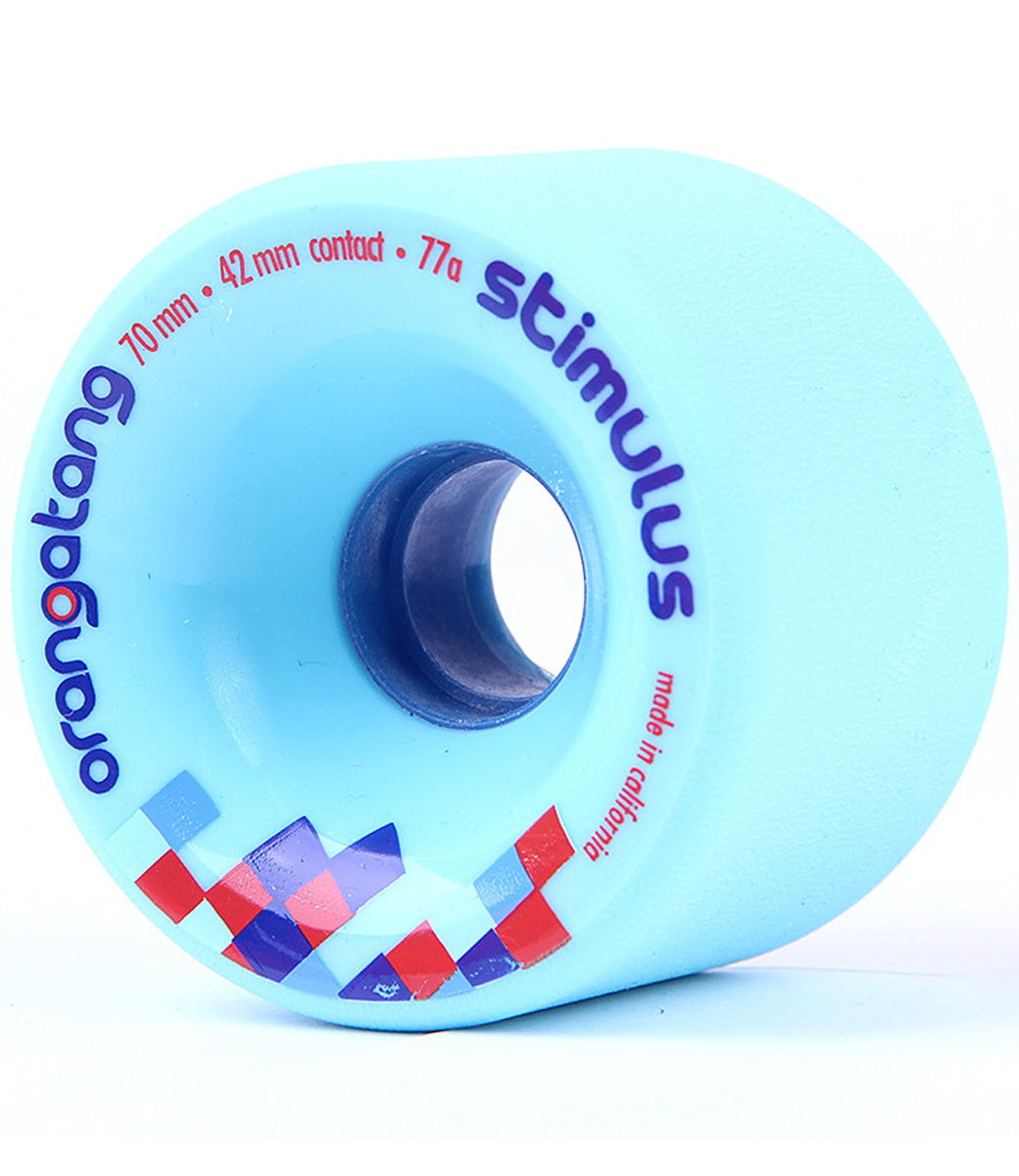 Stimulus 70mm/77A Blue Longboard Wheels