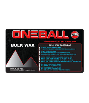 X-Wax Warm Bulk Snowboard Wax (0° to -2°)