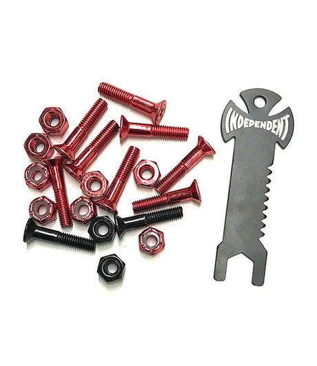 Genuine Parts 1" Phillips Hardware 10pack with tool Red/Black