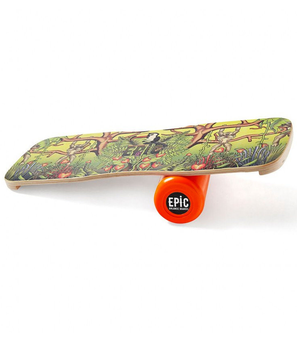 Jungle Retro Balance Board + Roller