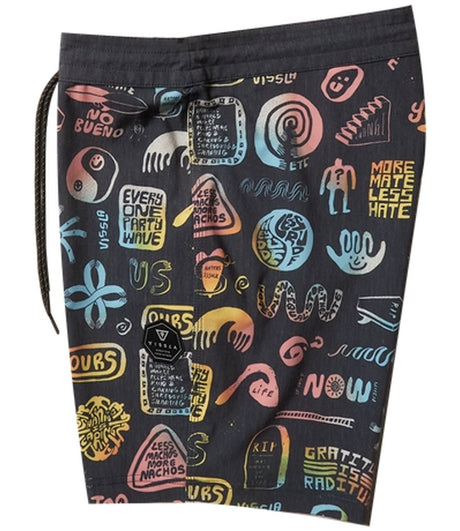 More Mate Less Hate 17.5" Boardshort Multicolor