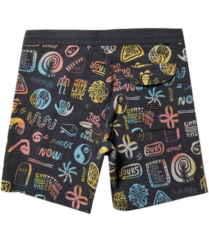 More Mate Less Hate 17.5" Boardshort Multicolor