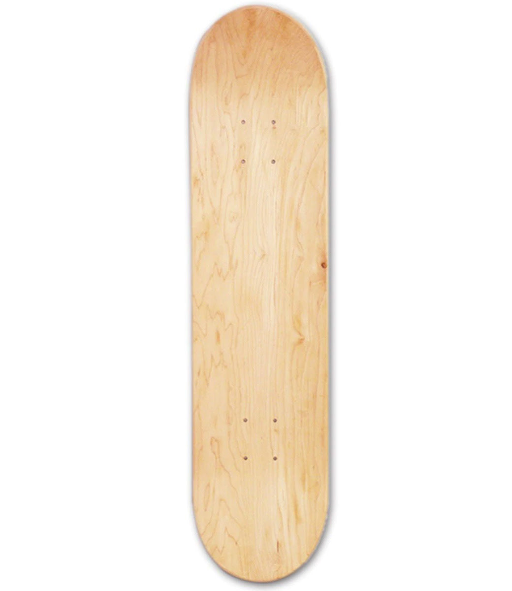 8.125" High-Quality Blank 7-Ply Maple Skateboard Deck