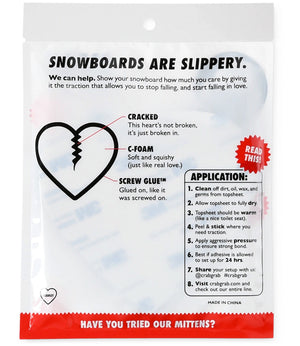 Mega Heart Snowboard Traction Pad 2023