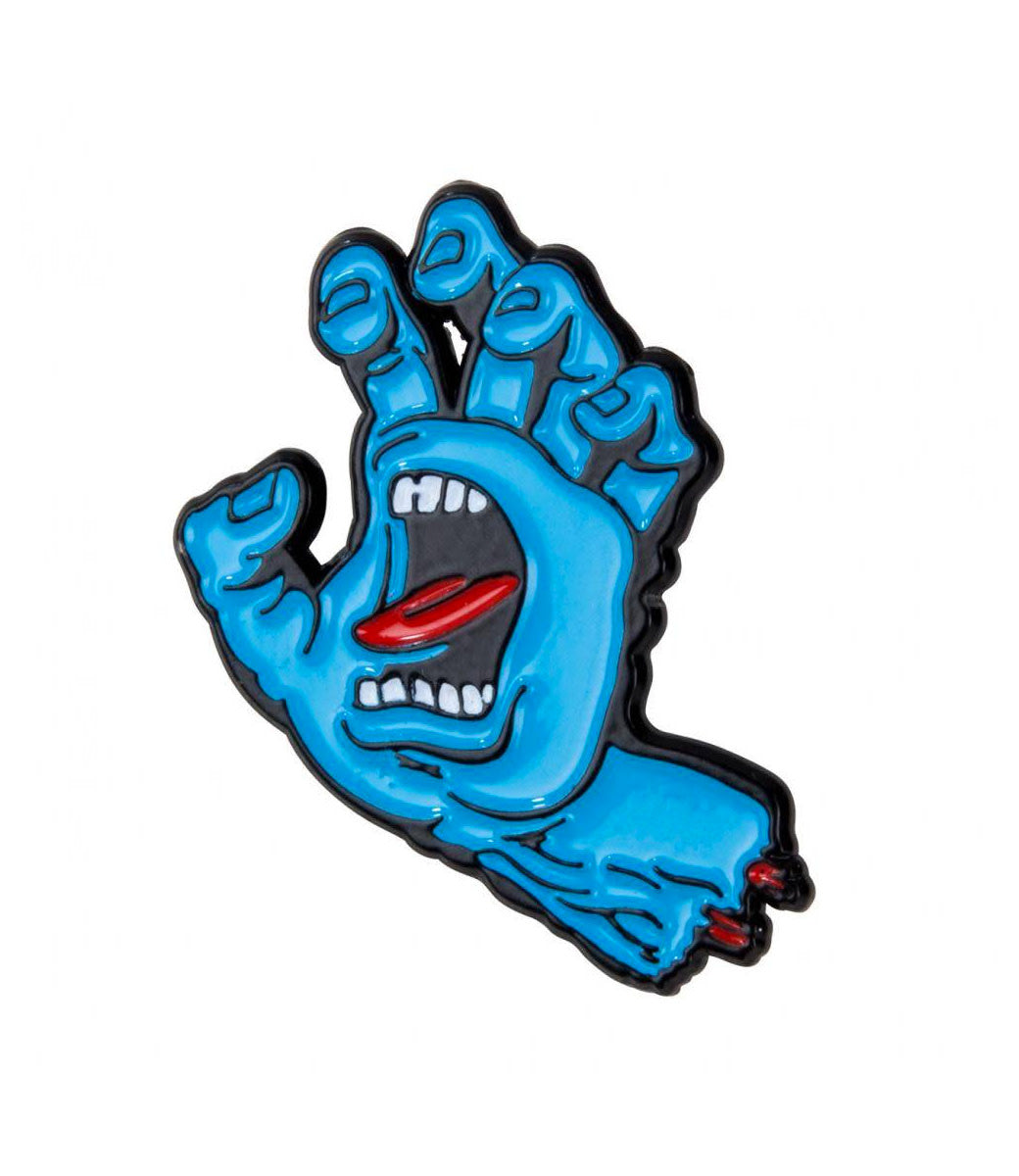 Screaming Hand Blue Pin 2024