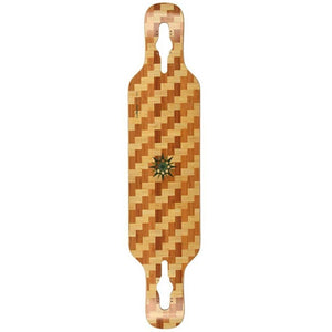 39" Tan Tien Weave Longboard Drop-through Deck