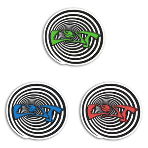 Retro Lost Surf Sticker (3Pack)