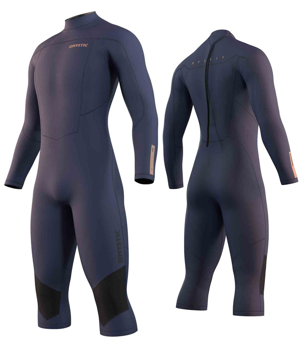 4/3mm Marshall Night Blue Longarm Shortleg Backzip Wetsuit