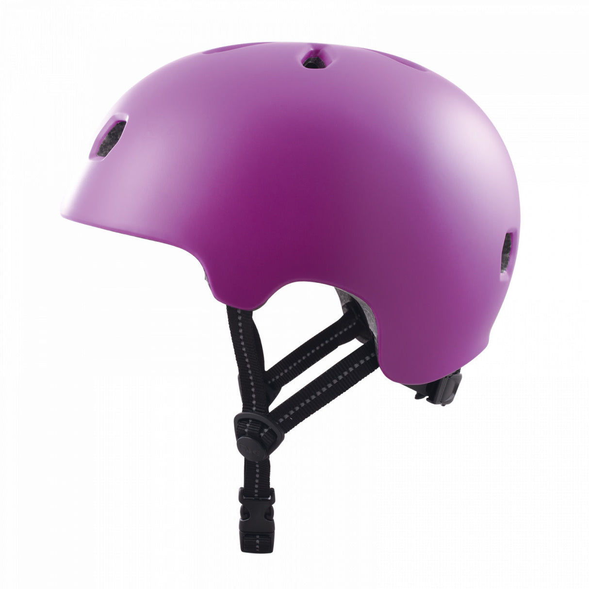 Meta Solid Color Satin Purple Magic Skateboard Helmet