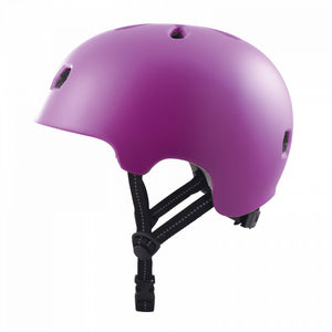 Meta Solid Color Satin Purple Magic Skateboard Helmet