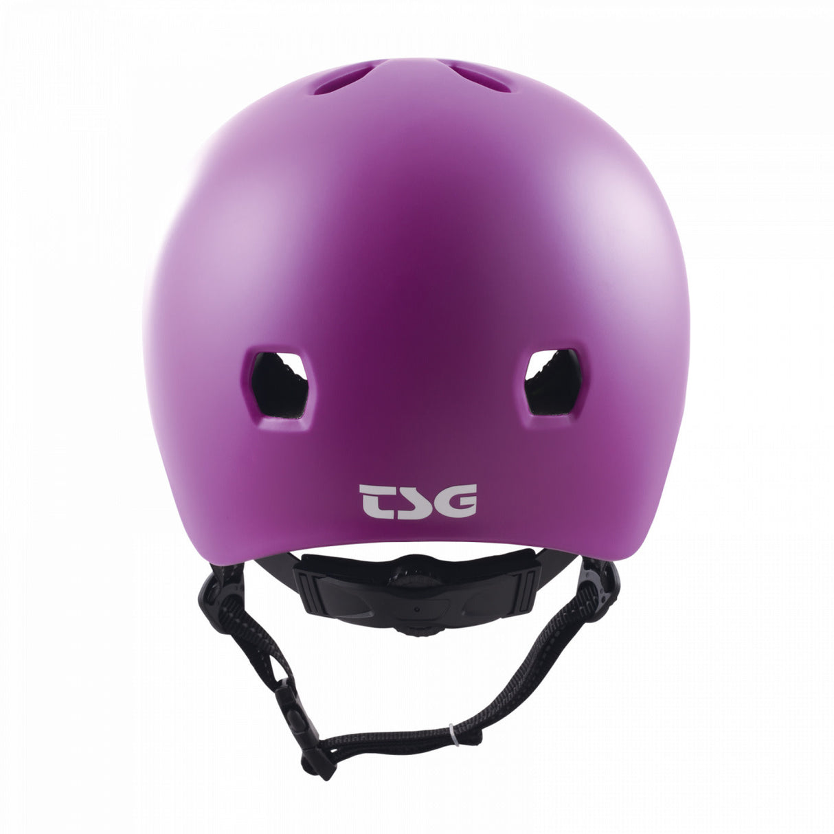 Meta Solid Color Satin Purple Magic Skateboard Helmet