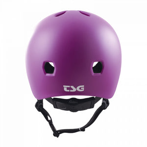 Meta Solid Color Satin Purple Magic Skateboard Helmet