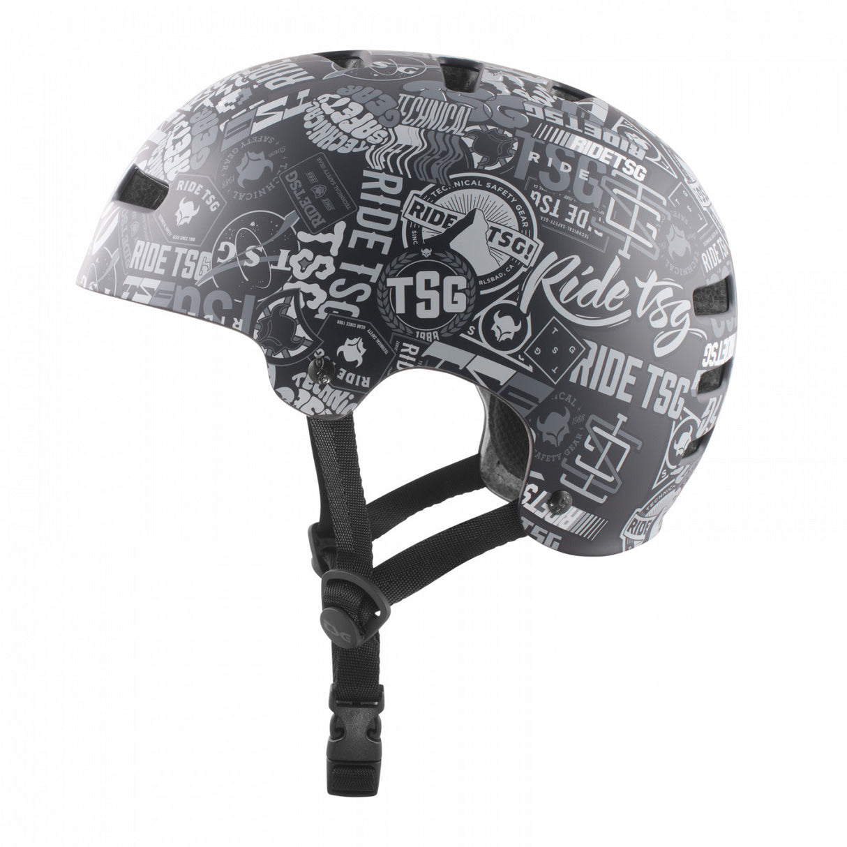 Evolution Graphic Design Stickerbomb Skateboard Helmet