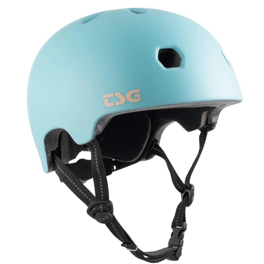 Meta Solid Color Satin Blue tint Helmet