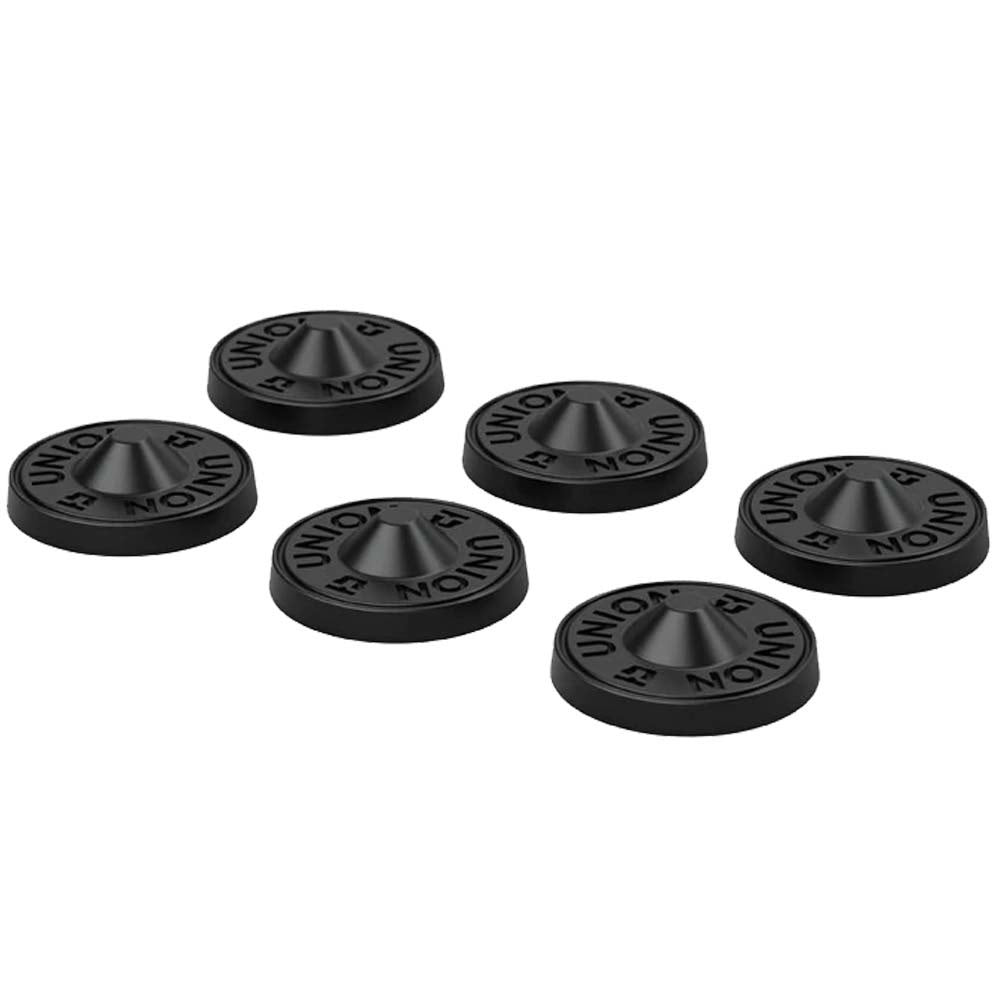 Black Metal Stomp Pad (6pcs) Snowboard Traction