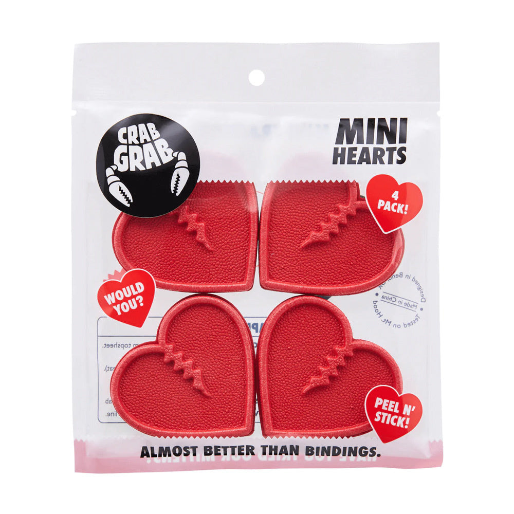 Mini Hearts 4 Pack Snowboard Traction Pads 2023