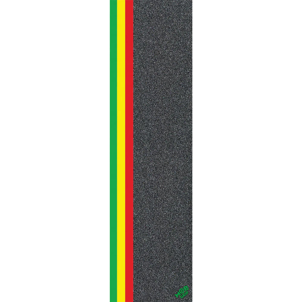 9" x 33" Stripe Strip Rasta Skateboard Griptape Sheet 2022