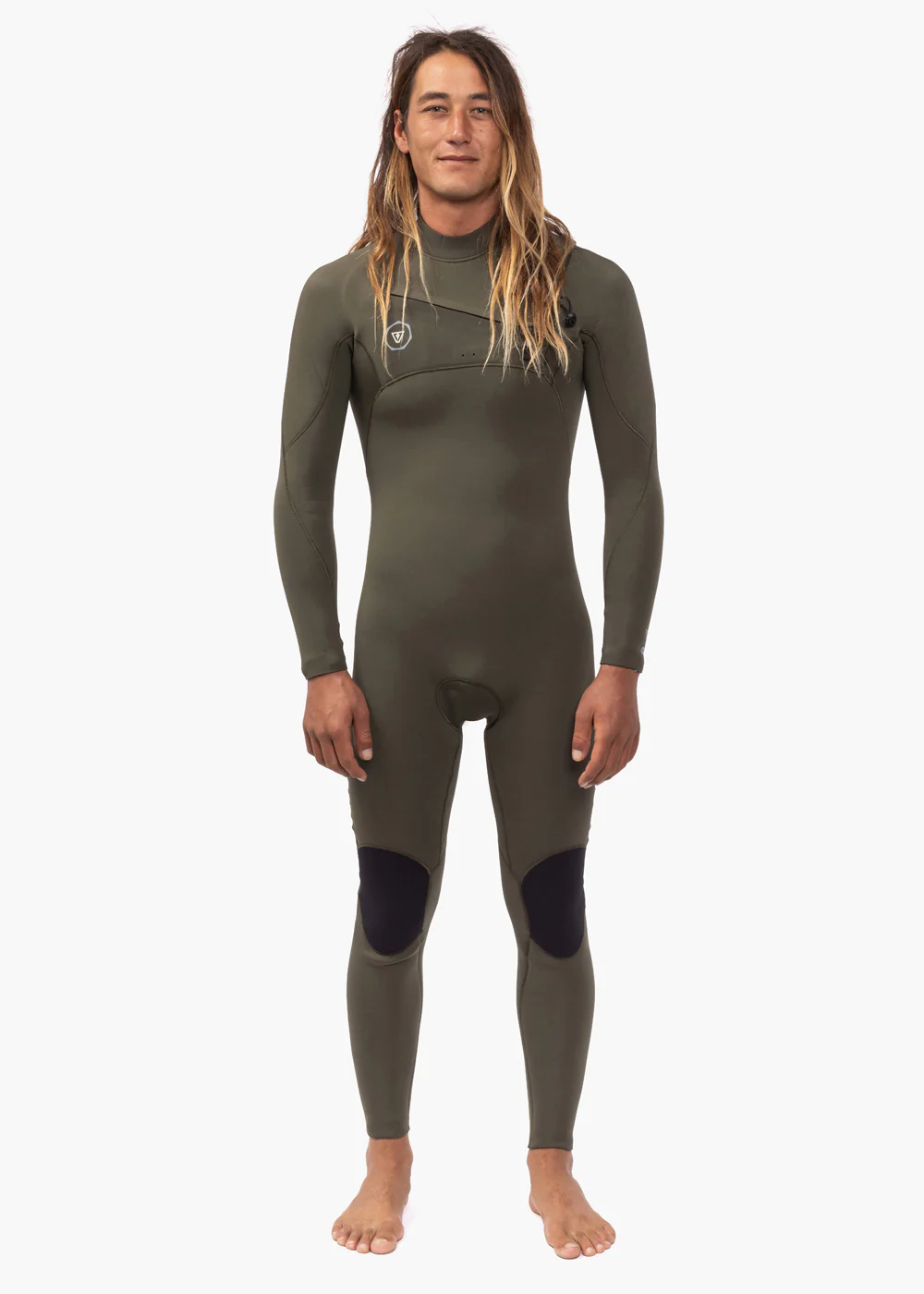 3/2 mm 7 Seas Full Chest Zip Army Green Wetsuit 2024