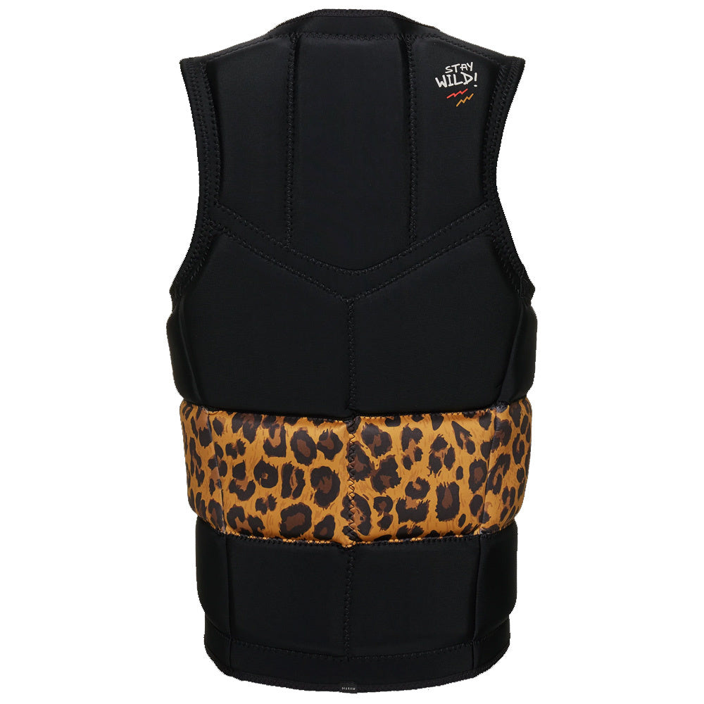 Women's Zuupack Black Fzip Wakeboard Impact Vest 2022