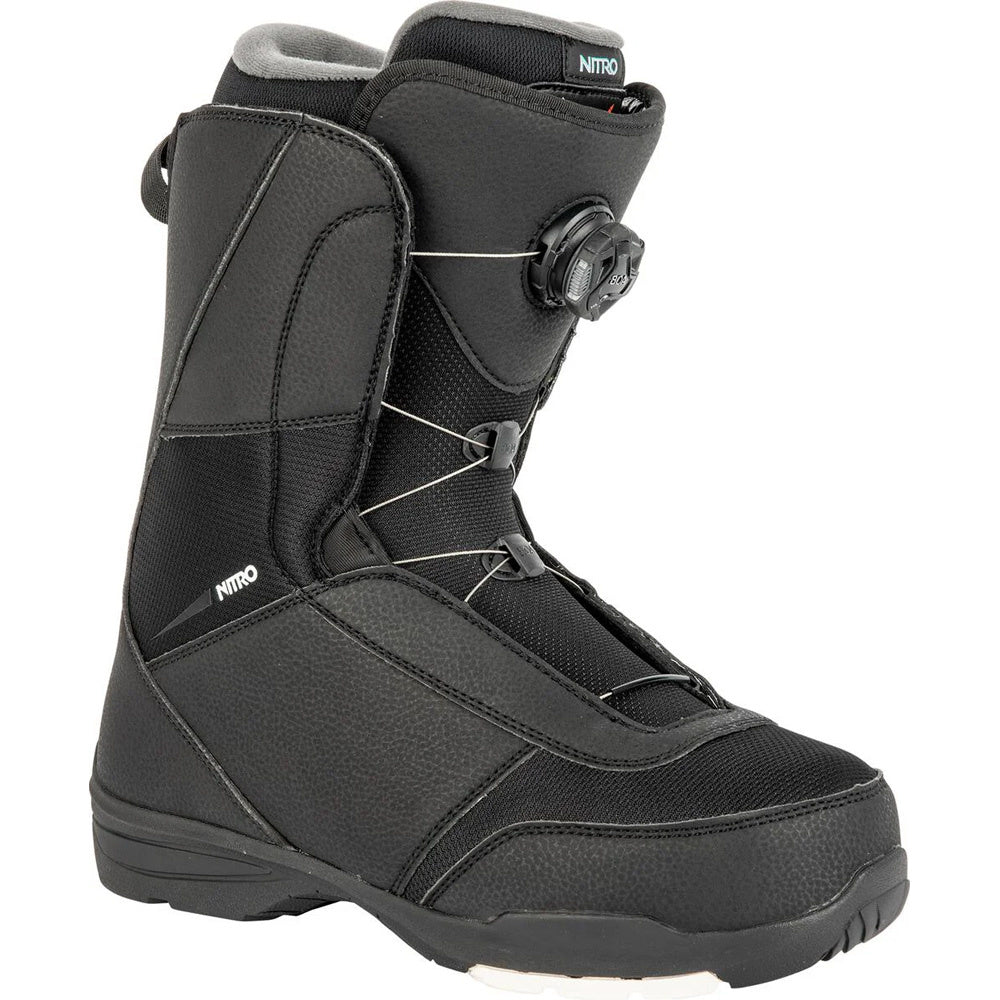 Vagabond Boa Black Snowboard Boots 2023