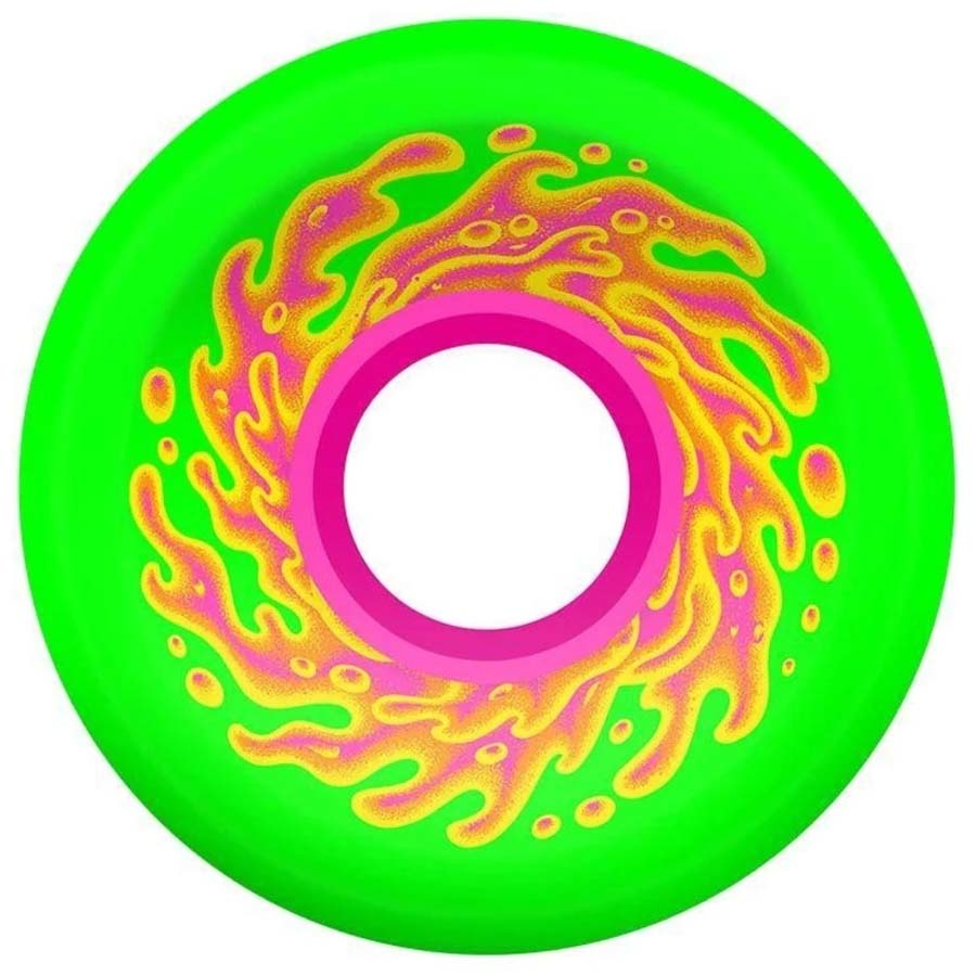 OG Slime 78A Green Pink Skateboard Wheels