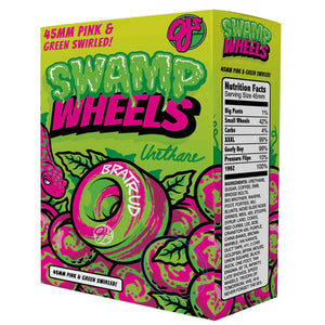 45mm 99A Swamp Berries Swirl Pink Green Skateboard Wheels 2023