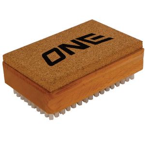 Nylon/Cork Combo Snowboard Wax Brush (Hard Wax)