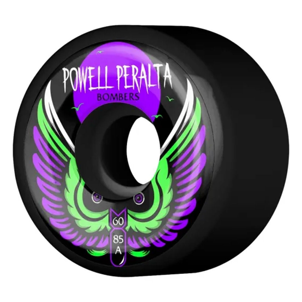 60mm 85A Bomber III Black Skateboard Wheels