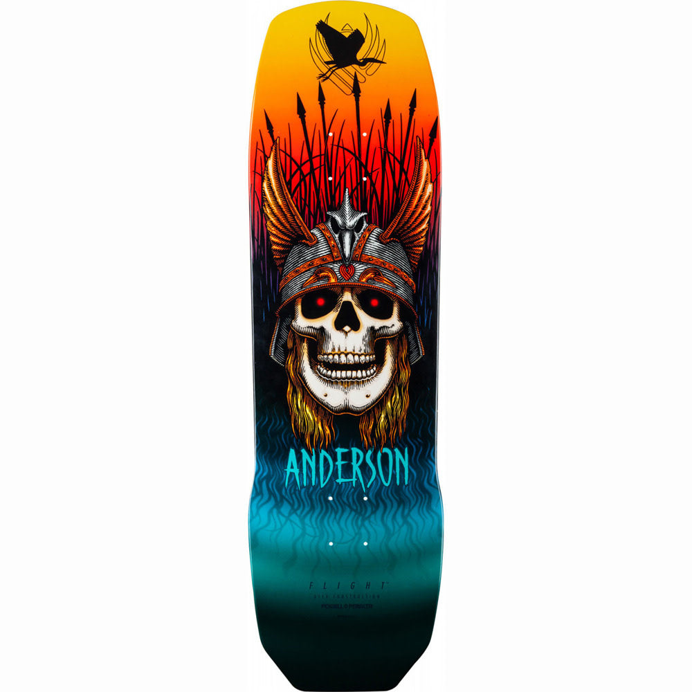 9.125" Flight Pro Andy Anderson Heron Multicolored Skateboard Deck