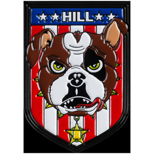 Franky Hill Bulldog Lapel Pin