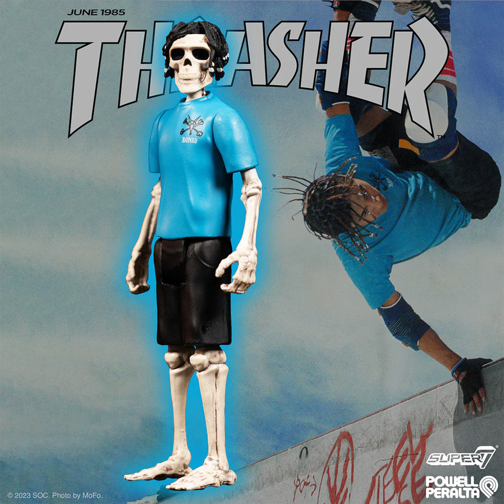 X Thrasher Steve Caballero Multicolored ReAction Figure 2023