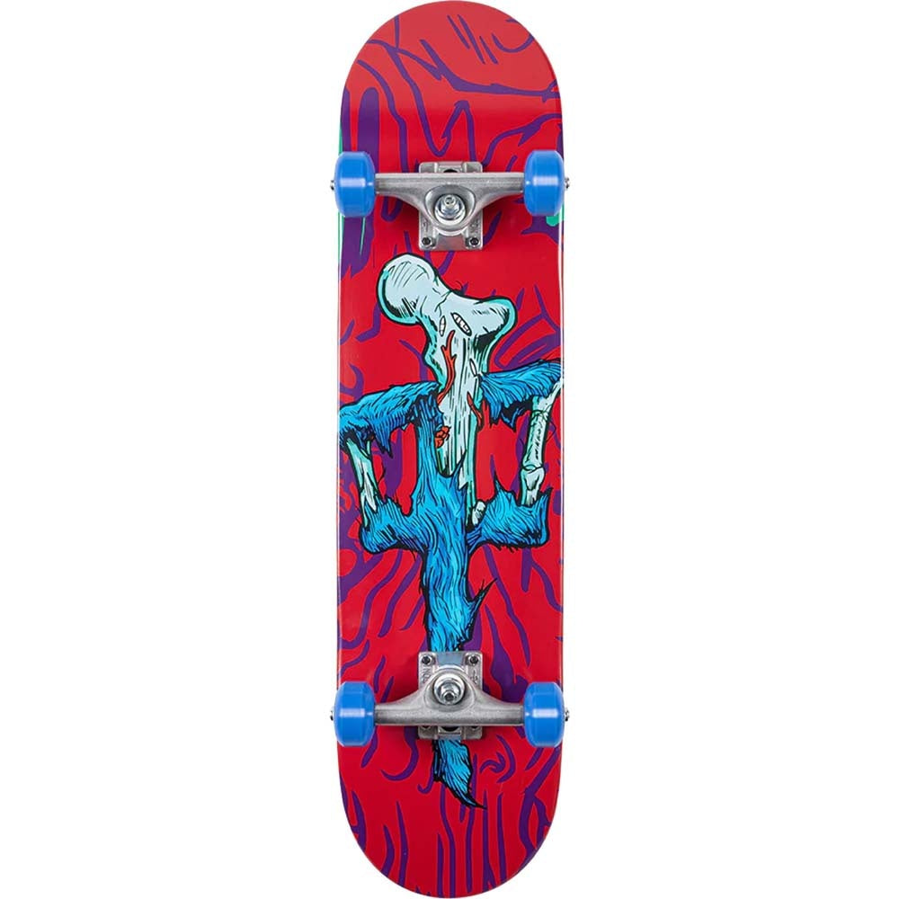 7.75" Zombie Chung Blue/Red/Purple Skateboard Complete 2023