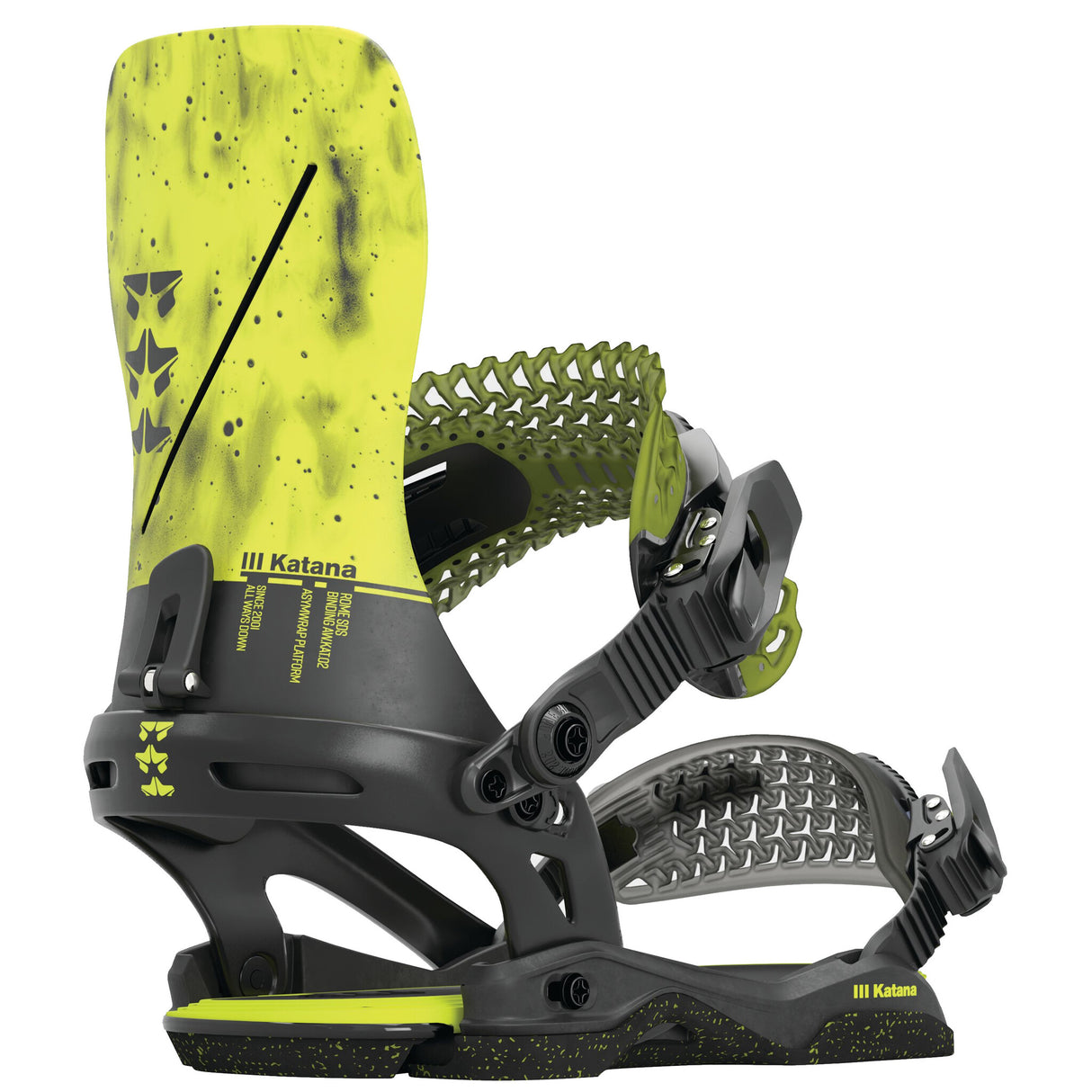 Katana Black Acid Snowboard Binding 2024